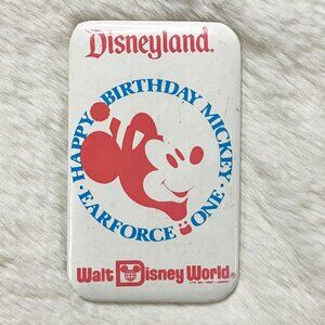 🔮 5/$25 Vintage Disney Parks Happy Birthday Mickey Earforce One‎ Pin